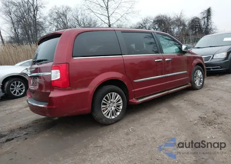 2013 Chrysler Town & Country Touring-L из США, поврежденный, VIN 2C4RC1CG9DR713696